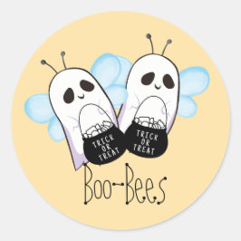 Pegatina Redonda Boo-Bees Ghost