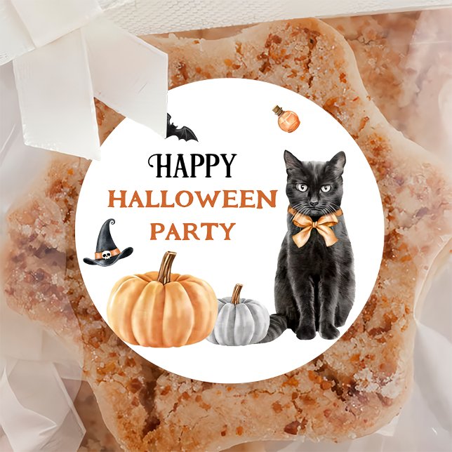 Pegatina Redonda Boo Cute Fantasma Halloween (Subido por el creador)