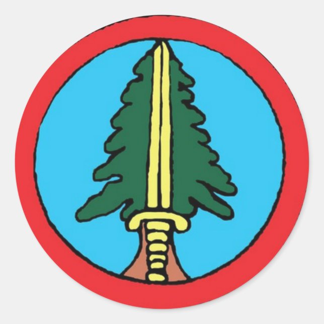 Pegatina Redonda Bookhouse Boys (Anverso)