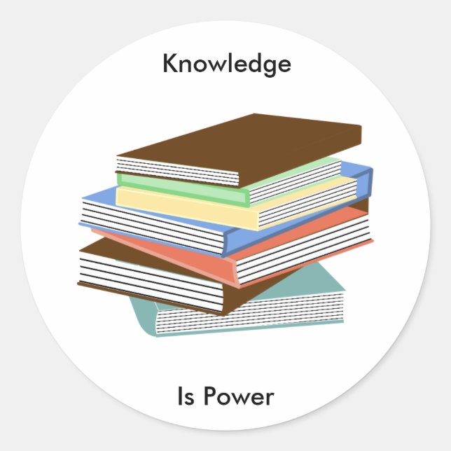 Pegatina Redonda Books_Pegatina (Anverso)