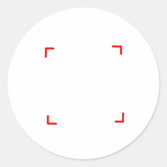 Pegatina Redonda borde (Anverso)