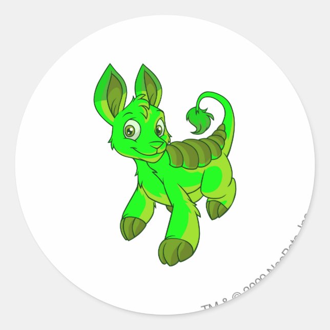 Pegatina Redonda Bori Gslow (Anverso)