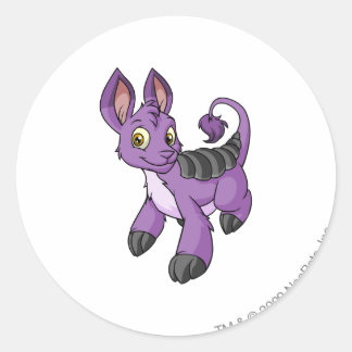 Pegatina Redonda Bori Purple