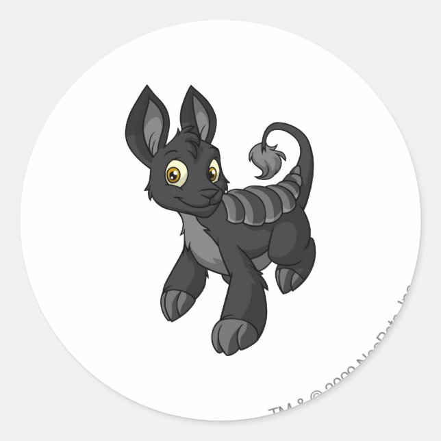 Pegatina Redonda Bori Shadow (Anverso)