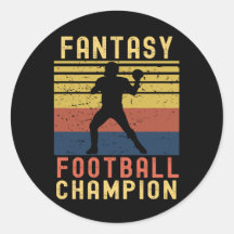 Borrador divertido de campeón de fútbol de fantasí