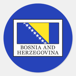 Pegatina Redonda Bosnia y Herzegovina