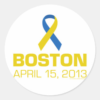 PEGATINA REDONDA BOSTON 04/15/2013