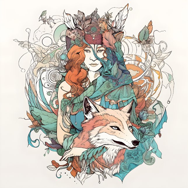 Pegatina Redonda Bote de excursión de flores silvestres: ¡Sienta la (Wildflower Hiking Boot: Feel the Freedom! | Stylish Outdoor Footwear)