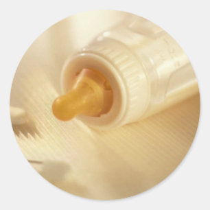 Pegatina Redonda Botella para bebés Seguridad para bebés Pines Artí