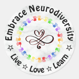 Pegatina Redonda botón