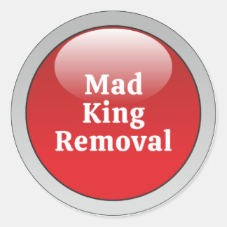 Pegatina Redonda Botón fácil