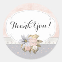 Botones de costura florales rústicos Shabby Chic G