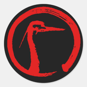 Pegatina Redonda Botones/Pegatinas de Cork Budokai Dou