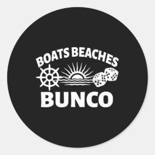 Pegatina Redonda Bots Beats Bunco Cruise Chicas de Viaje Viaje Viaj