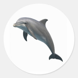 Pegatina Redonda Bottlenose Bliss