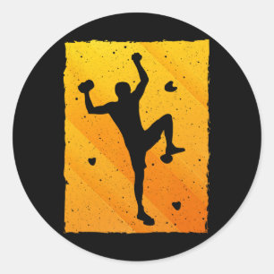 Pegatina Redonda Bouldering Genial Para Hombres Mujeres Escalador D
