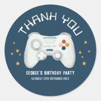 Boys Guay Video Game Gracias Niños Cumpleaños