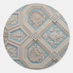 Pegatina Redonda Brasil, Amazonía, Manaus. Casa de Ópera Manaus