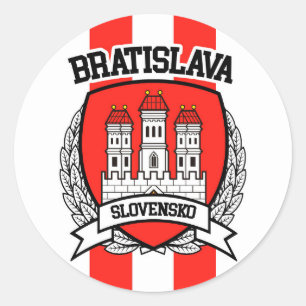 Pegatina Redonda Bratislava