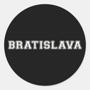 Pegatina Redonda Bratislava