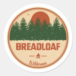 Pegatina Redonda Breadloaf Wilderness Vermont