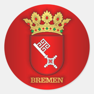 Pegatina Redonda Bremen COA