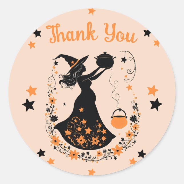 Pegatina Redonda Brew de doble problema - Un Baby Shower gemelo de  (Anverso)