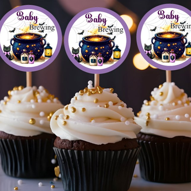 Pegatina Redonda Brewing A Baby  (Subido por el creador)