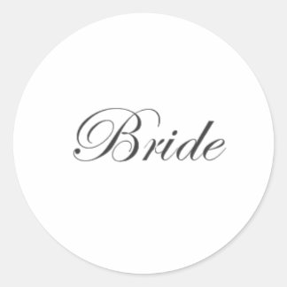 Pegatina Redonda Bride Edwardian AH2010