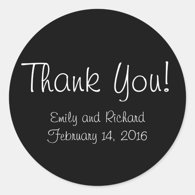 Pegatina Redonda Bride y Groom Gear | BODA (Anverso)