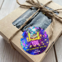 Bright Neon Pink Glow Disco Dance Fiesta Gracias