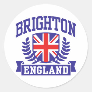 Pegatina Redonda Brighton England