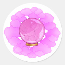 Brillante Crystal Ball rosa Crystal