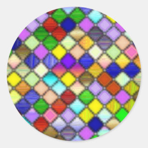 Pegatina Redonda Brillo de Devine