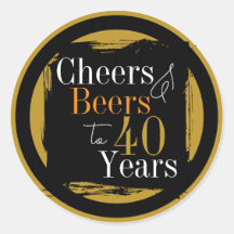 Brindis y Cervezas 40 Años Moderno