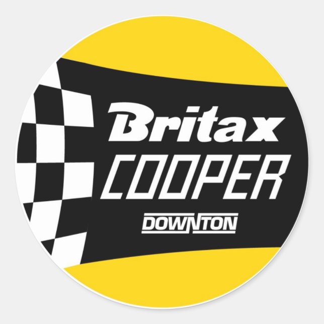 Pegatina Redonda Britax Cooper Downton (Anverso)
