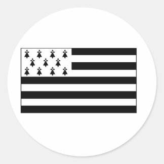 Pegatina Redonda Brittany