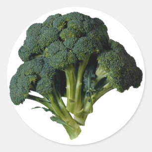 Pegatina Redonda Broccoli