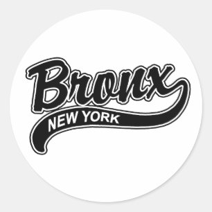 Pegatina Redonda Bronx