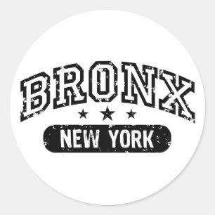Pegatina Redonda Bronx
