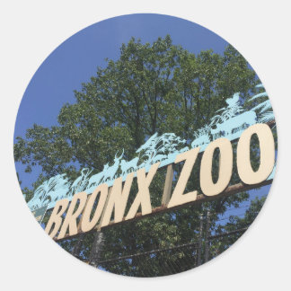 Pegatina Redonda Bronx Zoo