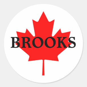 PEGATINA REDONDA BROOKS