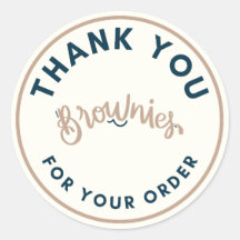 Brownies Retro gracias por su pedido