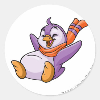 Pegatina Redonda Bruce Purple