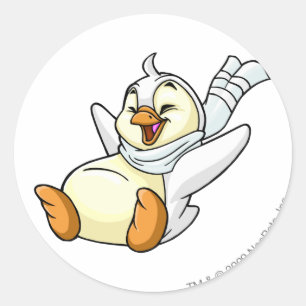 Pegatina Redonda Bruce White