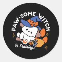 Bruja atractiva en entrenamiento - Perro de Hallow