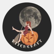 Bruja y calabaza. Brujería para Halloween