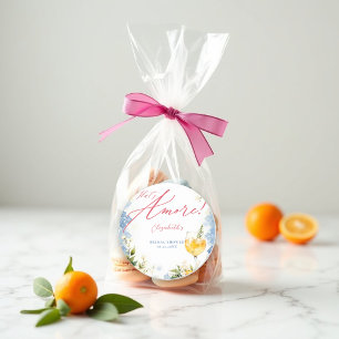 Pegatina Redonda Brunch Temático Italiano 'That's Amore' para Despe