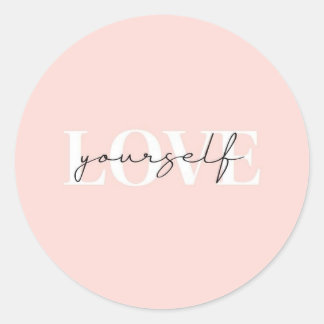 Pegatina Redonda BTS Te quiere a ti mismo Pegatinas