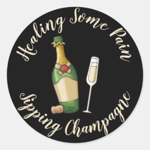 Pegatina Redonda Bubbly
